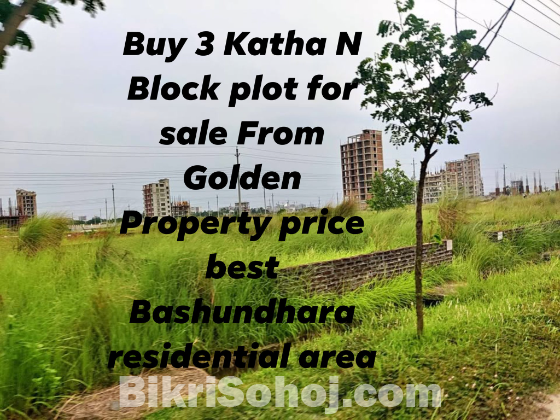 Buy 3 Katha N Block plot for sale From Golden Property